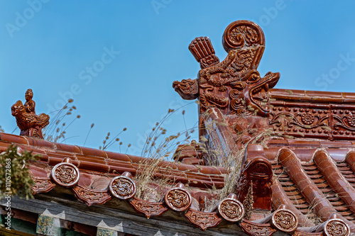 Chinese imperial roof decorations