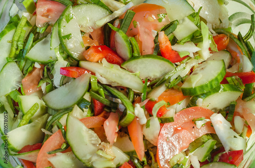 Vitamin salad of spring details