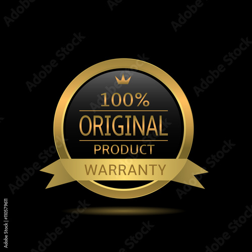 Original product label