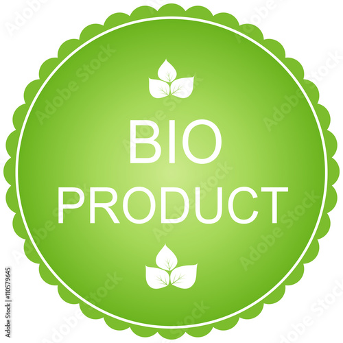 Bio product - vector label and badge