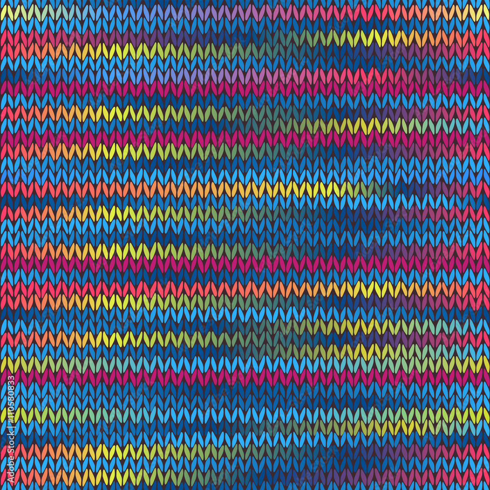 Style Seamless Knitted Melange Pattern Style Seamless Knitted Melange Pattern
