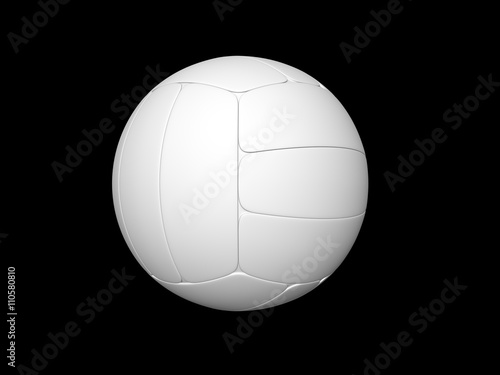 volleyball white - 3d render
