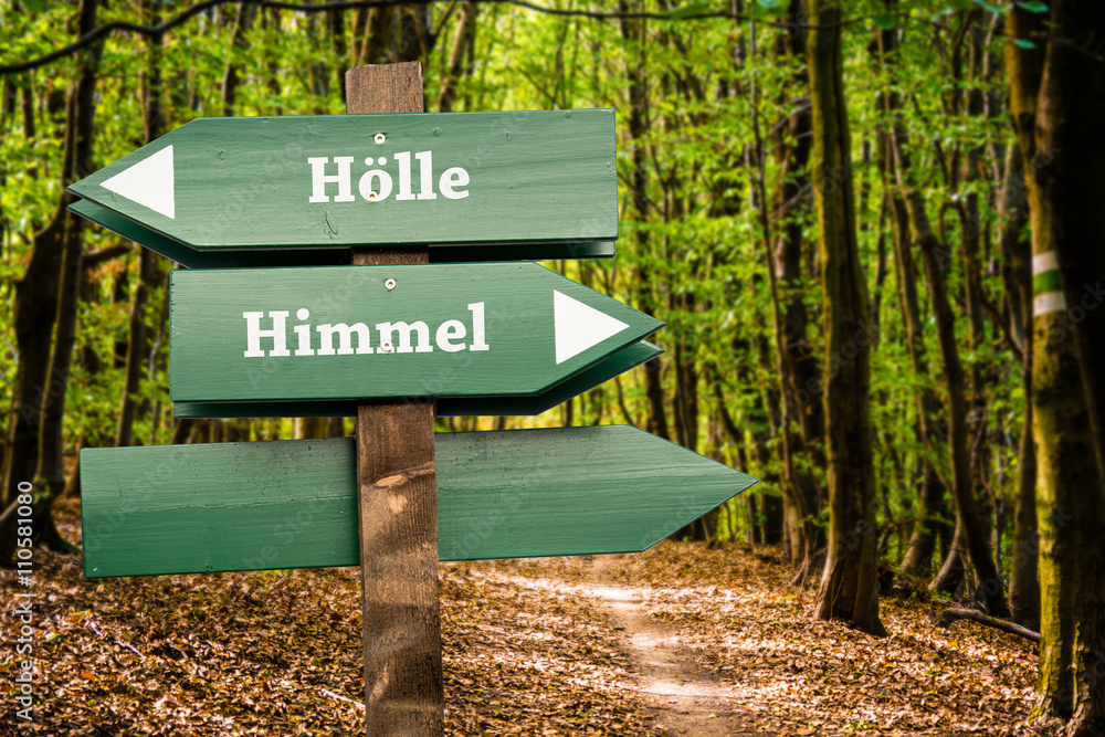 Schild 98 - Himmel