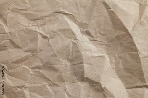 Old vintage crumpled paper texture for background.