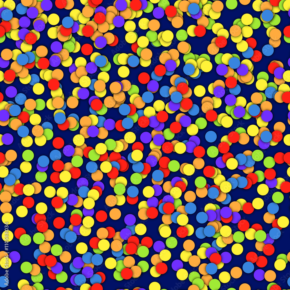 Seamless Pattern of Colorful confetti. Celebration holiday vecto Seamless Pattern of Colorful confetti. Celebration holiday vecto