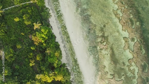Wallpaper Mural Aerial view of a great barrier reef. Philippines. Torontodigital.ca