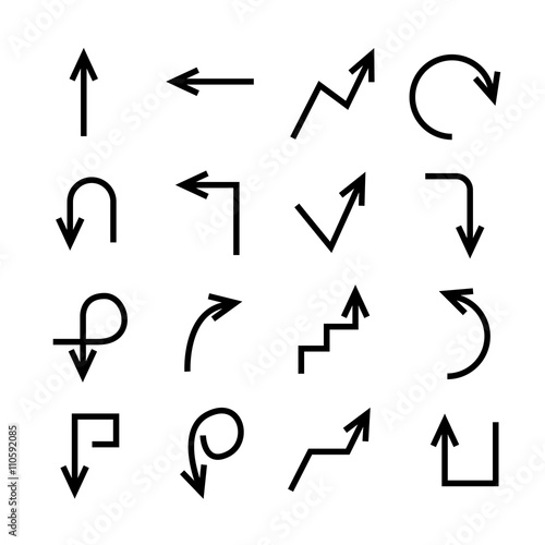 hand drawn arrows, doodle arrows