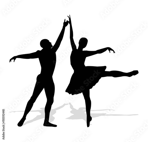 dancers silhouette