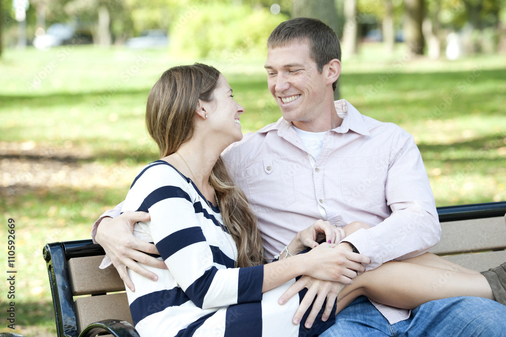 Fototapeta premium Young Happy Couple