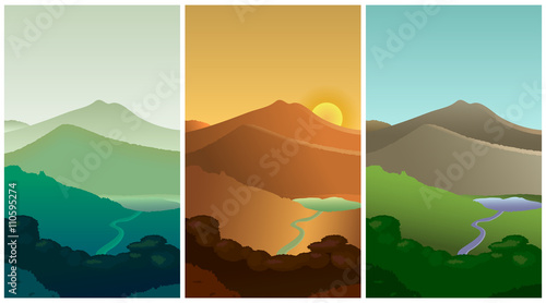 Mobile interface wallpaper design.