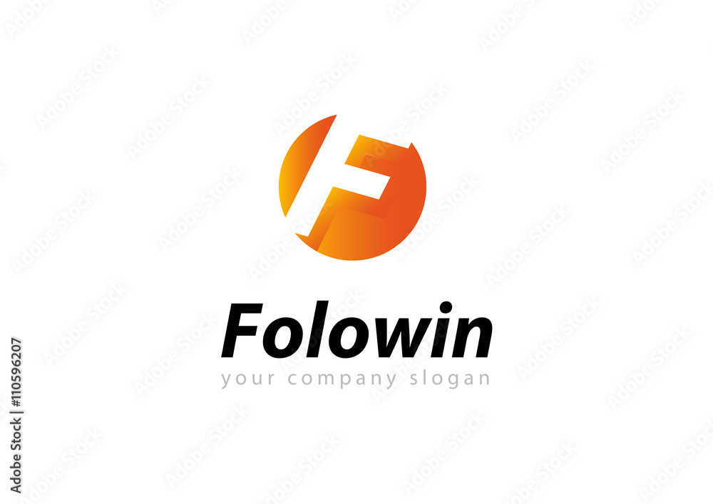 letter F logo Template for your company letter F logo Template for your company