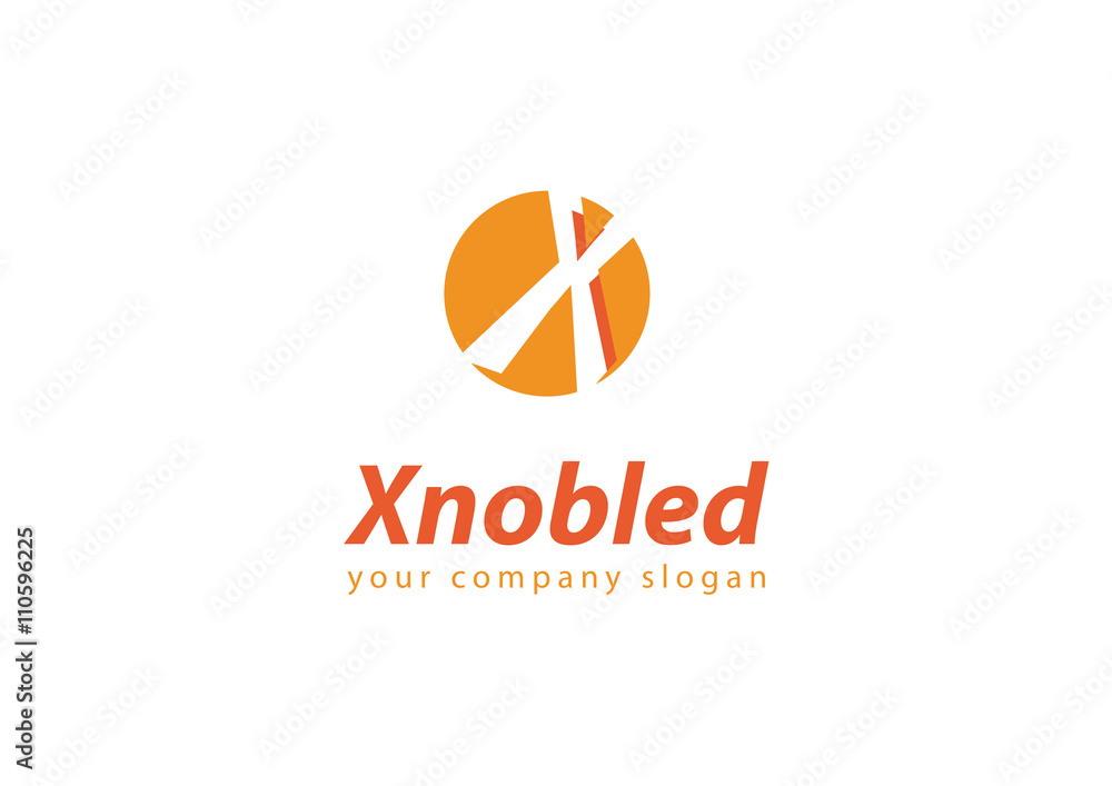 letter X logo Template for your company