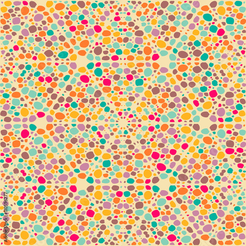 Abstract seamless geometrical hand-drawn pattern