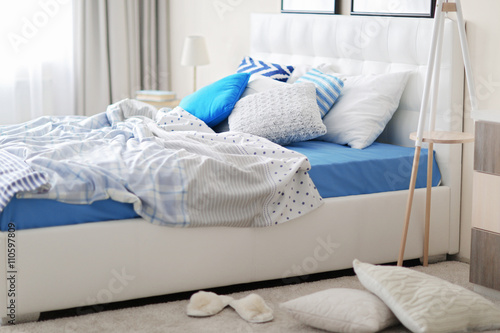 Bedroom interior in light t...