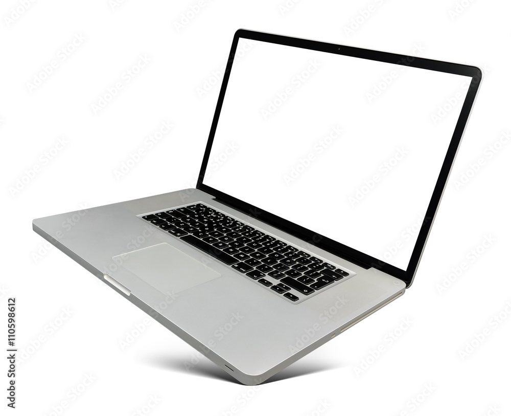 custom made wallpaper toronto digitalHovering aluminium laptop with blank screen and popular design