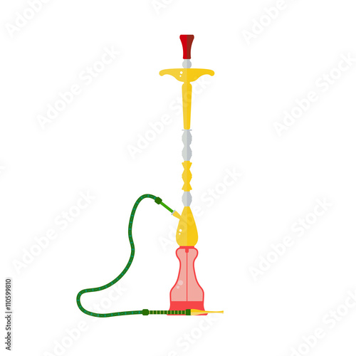 Hookah vector illustration isolated on white background