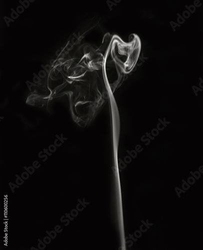Smoke alien - incense smoke trail