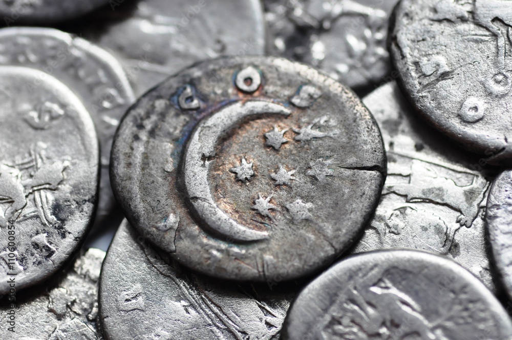Authentic silver denarius