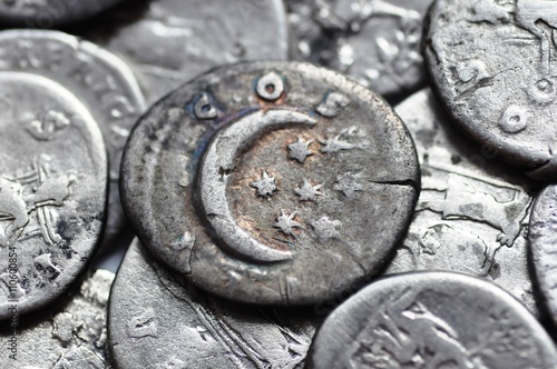 Authentic silver denarius