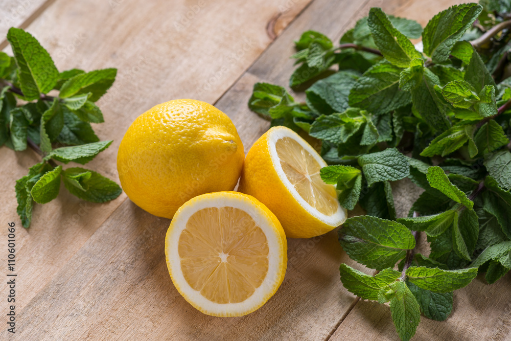 mint, lemon, fresh, background, wood, food, lime mint, lemon, fresh, background, wood, food, lime