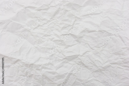 White Wrinkled Paper Texture