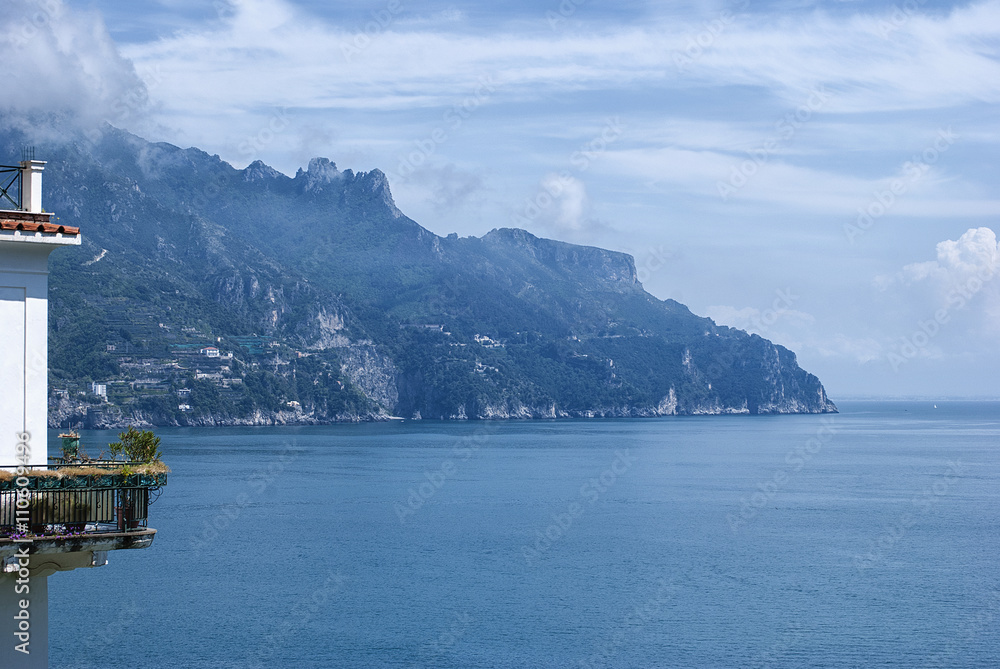 Particular landscape Amalfi coast