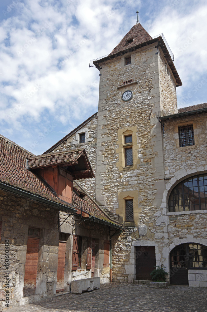 Old houses in city centre of Annecy Old houses in city centre of Annecy