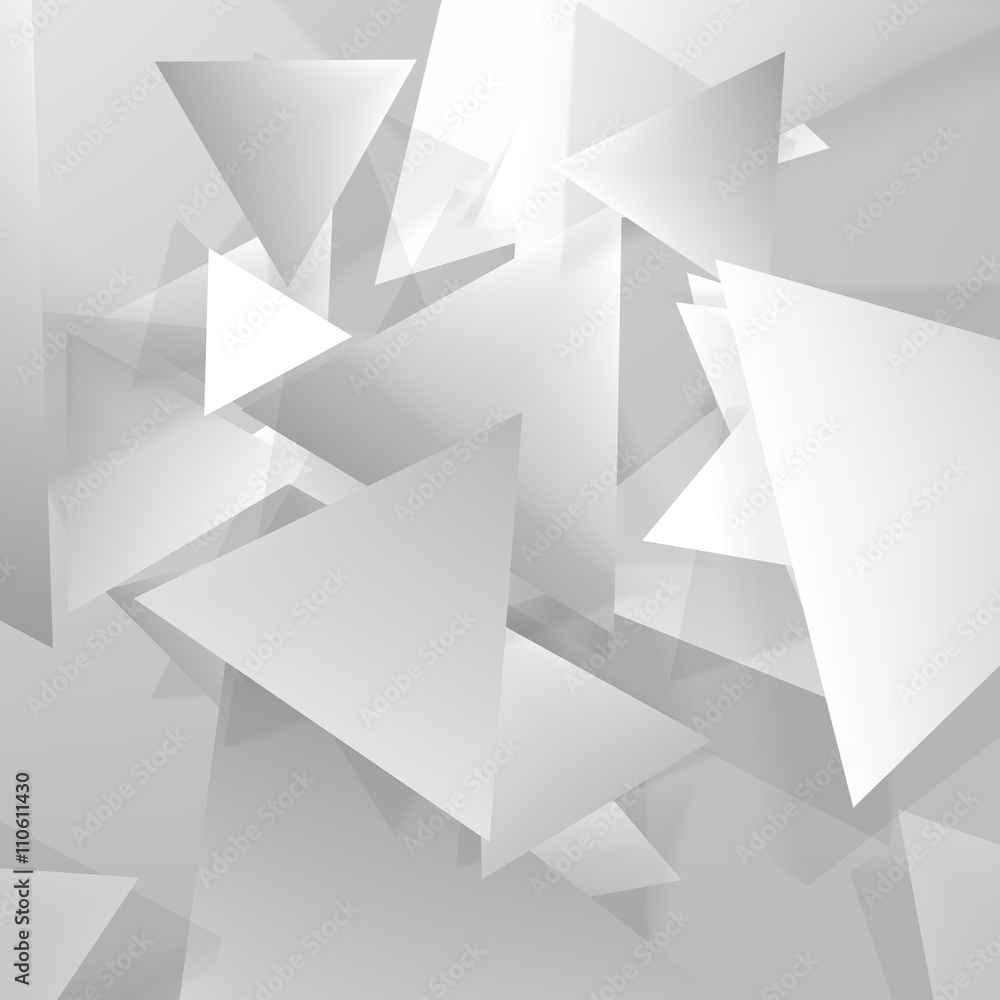 Fototapeta premium Vector Polygonal Material Design. Used opacity layers