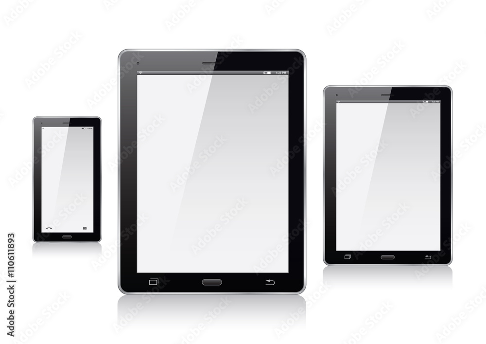 Tablets and smart phone. Vector Illustration. Tablets and smart phone. Vector Illustration.