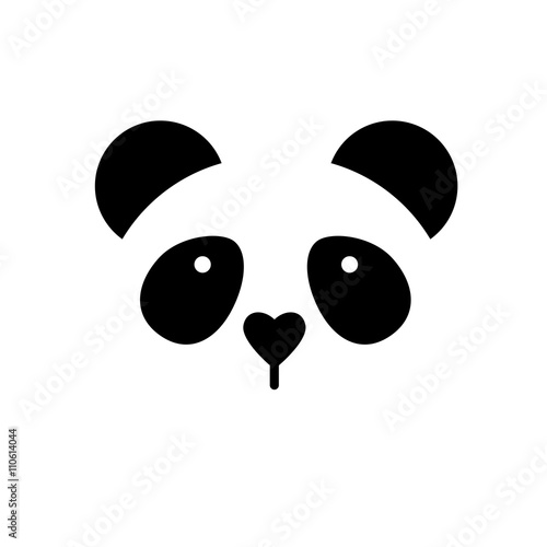 Fototapeta szablon Miś panda