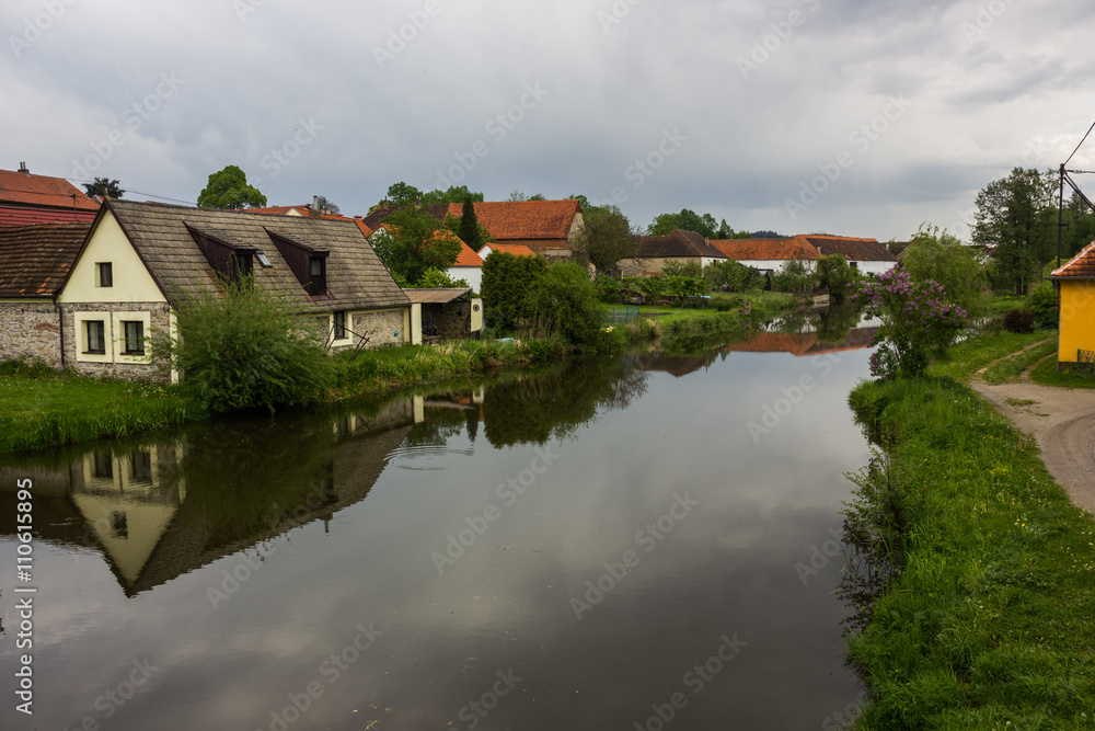 River in Czech republic.