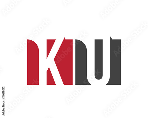 KU red square letter logo for united, universe, university, union, ultimate