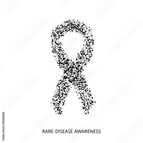 Vector modern rare-disease awareness circles desigen