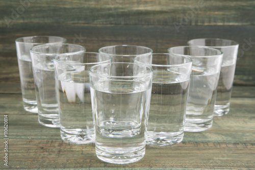 The eight glasses of water 