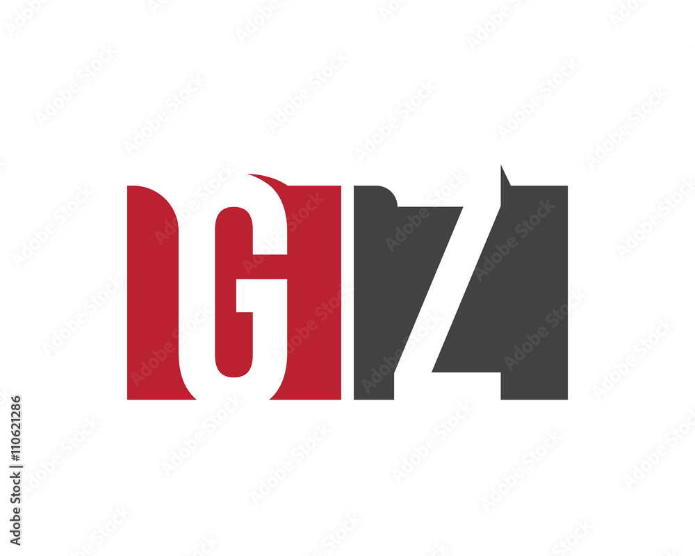 GZ red square letter logo for zone, zero, zoo, zoological, zoom GZ red square letter logo for zone, zero, zoo, zoological, zoom