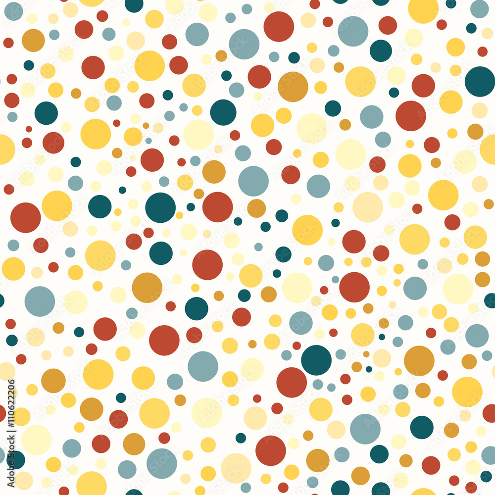 Polka dot seamless pattern Polka dot seamless pattern