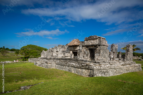 Wallpaper Mural Beautiful scenario in Tulum Ruins in Mexico, Cancun area. Torontodigital.ca