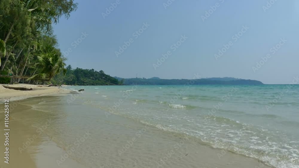 Nature with tropical sea and beach on white cloud and blue sky
Nature with tropical sea and beach on white cloud and blue sky