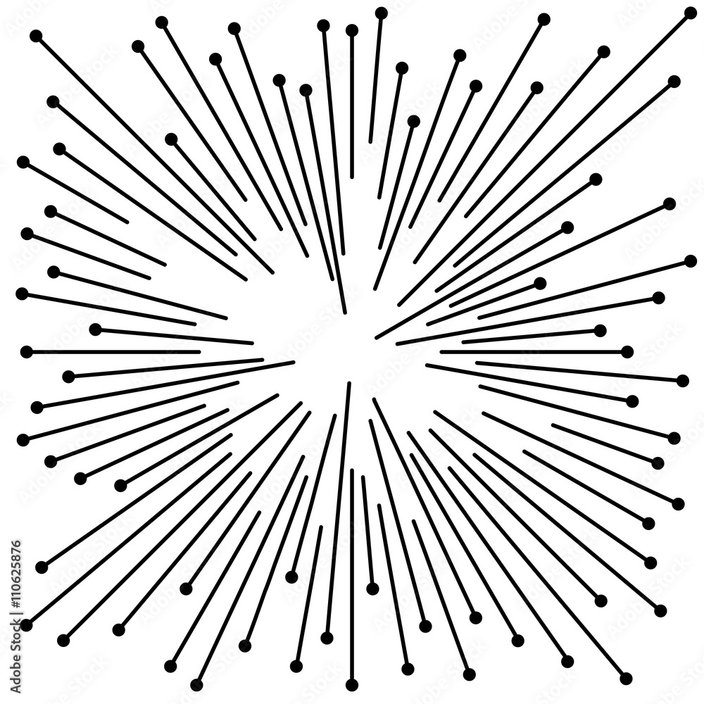 Obraz premium Abstract rays