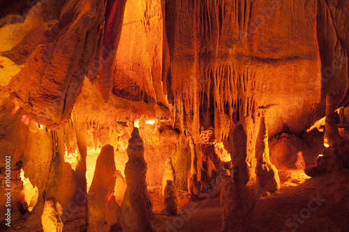 Gruta da Moeda Cave in Fatima, Portugal is an old cave, where one will find ancient stalactite and stalagmite formations.