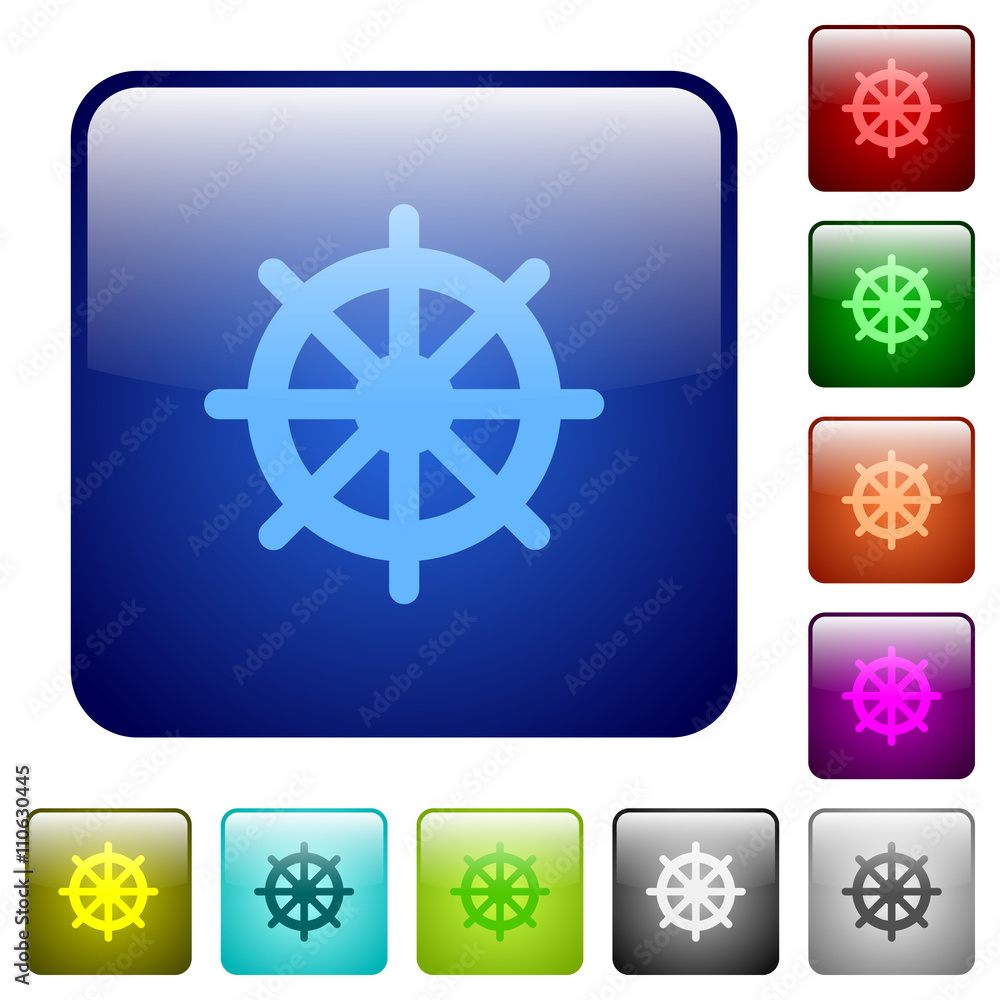 Color steering wheel glass buttons Color steering wheel glass buttons
