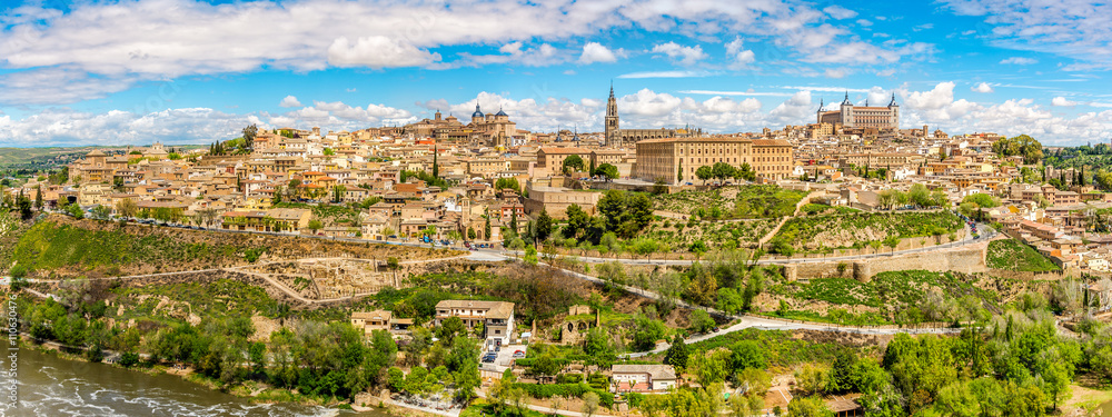Panoramic view at the Old Town of Toledo