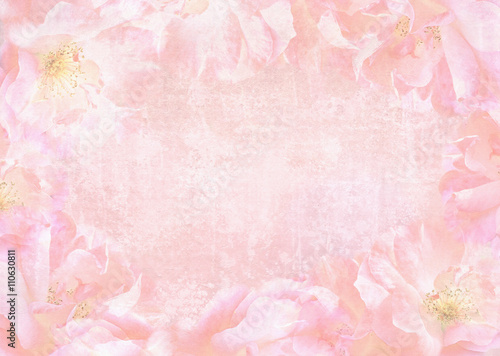 Beautiful abstract roses background with place for your text