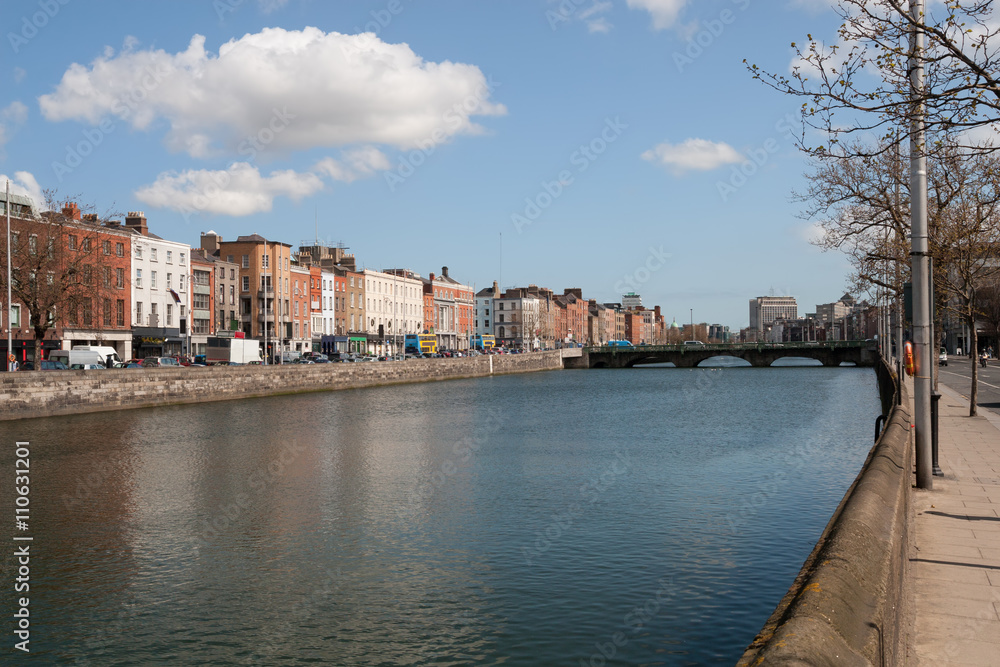 River Liffey in City of Dublin
