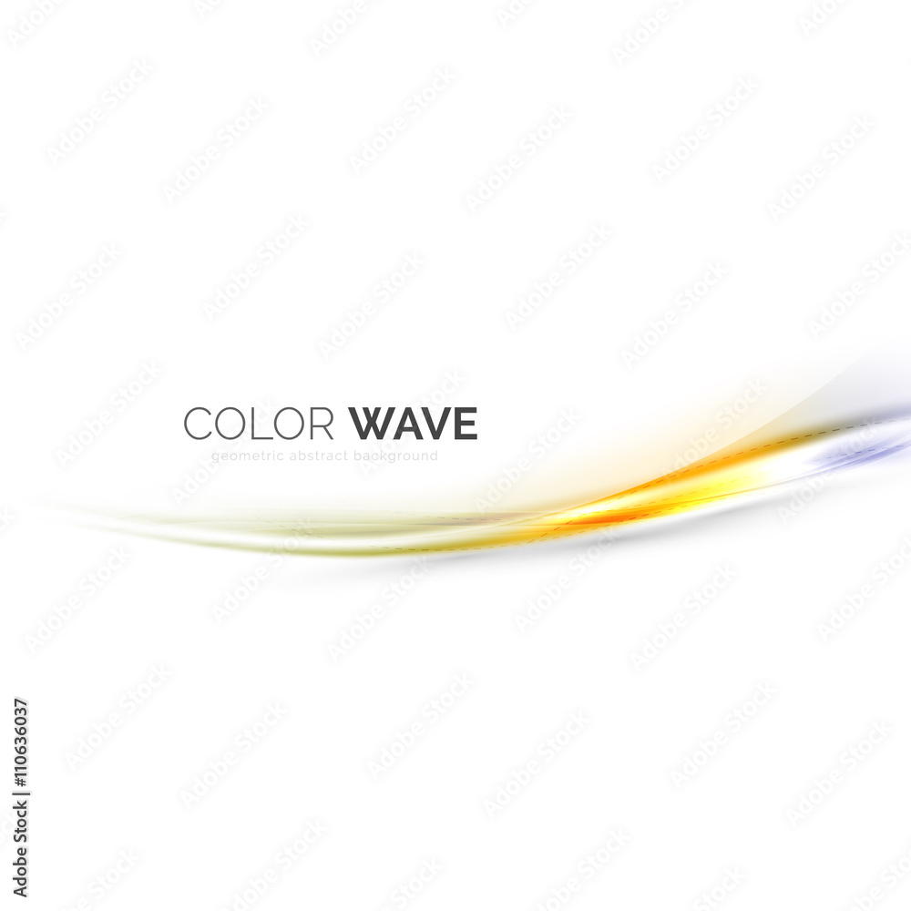 Obraz premium Shiny color wave
