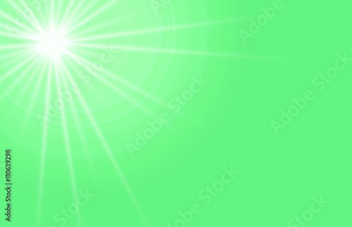 green sunny nature background 