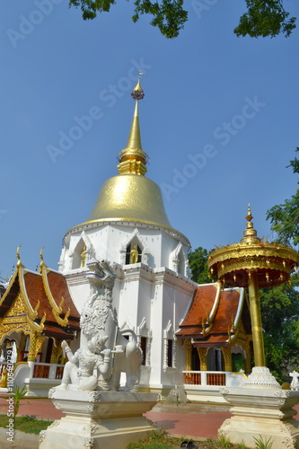 The thailand temples at chiangmai name wat pa dara phirom.