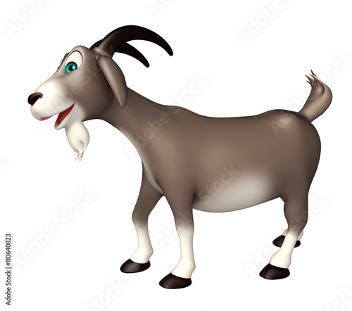 cute Goat funny cartoon character
