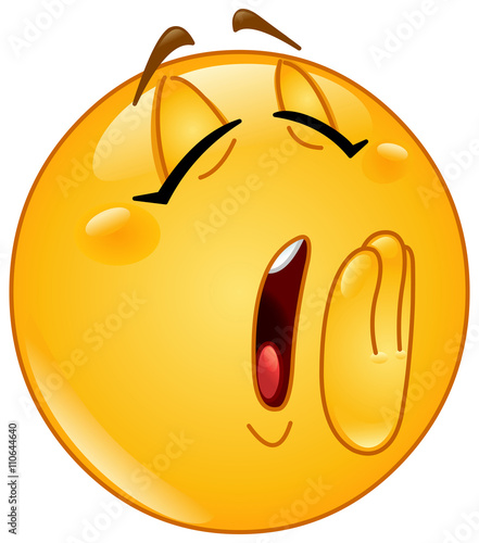 Yawn female emoticon