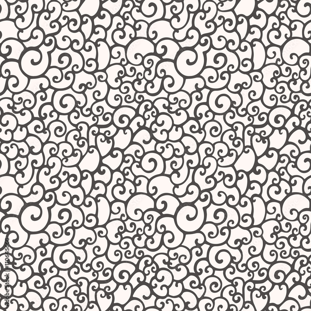 Seamless pattern with doodle ornament Seamless pattern with doodle ornament